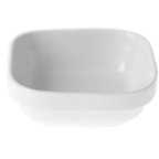 Thumbnail image #1 for Tableware Solutions USA Plain White by Continental 92CCPLW006 White Square Porcelain Cereal Bowl, 5 oz, 4-inch Case of 24