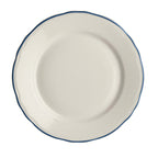 Thumbnail image #1 for Steelite International HL Ivory HL54463929 9" Round China Plate, Carolyn Styleline Blue, Scalloped Edge Case of 2 Dozen