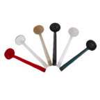 Thumbnail image #2 for Thunder Group PLOP013WH 1 oz Polycarbonate Ladle, 13", One-Piece, White Case of 120