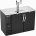 Thumbnail image #2 for Beverage-Air 48-Inch Wide Direct Draw Draft Beer Cooler with Dual Faucet Tower, 2-Door, 2-Keg Capacity