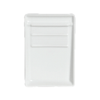 Thumbnail image #1 for Steelite International Rene Ozorio, Aura 6300P113 Porcelain Rectangular Olive Oil Dish, 4-1/4 x 2-7/8 in Case of 2 Dozen