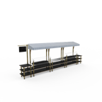 Thumbnail image #1 for Steelite International Mogogo, Modular MGCMLA08MBWF Commercial Market Station, Mixed Materials