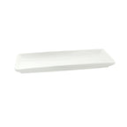 Thumbnail image #1 for Ten Strawberry Street Whittier WTR-10CPREC Porcelain Rectangular Platter, 10-1/8" x 4-1/2", Coupe Rim Case of 24