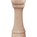 Thumbnail image #1 for Chef Specialties Professional Series Windsor 08255 8" Wood Salt/Pepper Shaker with Stainless Steel Top