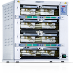 Thumbnail image #1 for Prince Castle EHB42F2-GMS60 (U.K./EUROPE) Countertop Single-Side Holding Bin, 4 Shelves, 8 Pans, Programmable Stainless Steel