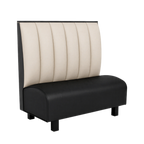 Thumbnail image #1 for ATSMFG ATS AT&S-AS-K42-6CH GR7 Kevin Standard Booth, single, 48" long x 42" high, 6-channel back, removable sinuous spring seat with connecting