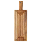 Thumbnail image #1 for TableCraft Acacia Collection™ 12958 Rectangular Acacia Wood Serving Board, 20 x 6.5 in, with Handle