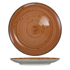 Thumbnail image #1 for International Tableware Rotana RT-7-RU 7" Round Coupe Ceramic Plate, Ruby Case of 3 Dozen