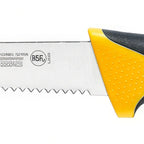 Thumbnail image #1 for Thunder Group SLKF503 Utility Knife, 5-1/2" Serrated Blade, Soft-Grip Plastic Handle, German Steel Case of 6