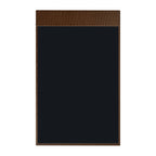 Thumbnail image #1 for Risch Chesterfield MMB-CH 8.5X14 Magnetic Menu Board, Hardback Ostrich-Texture Faux Leather, Horizontal, 8-1/2" x 14" Case of 25