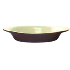 Thumbnail image #1 for International Tableware WRO-12-B Ceramic Oval Rarebit Dish, 12 oz, 10" x 5-3/8" x 1-1/2"H Case of 3 Dozen