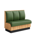Thumbnail image #1 for ATSMFG ATS AT&S-AS-KR36-3CH GR5/COM Single Upholstered Restaurant Booth, 48"L x 36"H, 3-Channel Back
