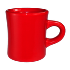 Thumbnail image #1 for International Tableware Cancun 82245-664 10 oz Ceramic Diner Mug with Handle, Crimson Red Case of 3 Dozen