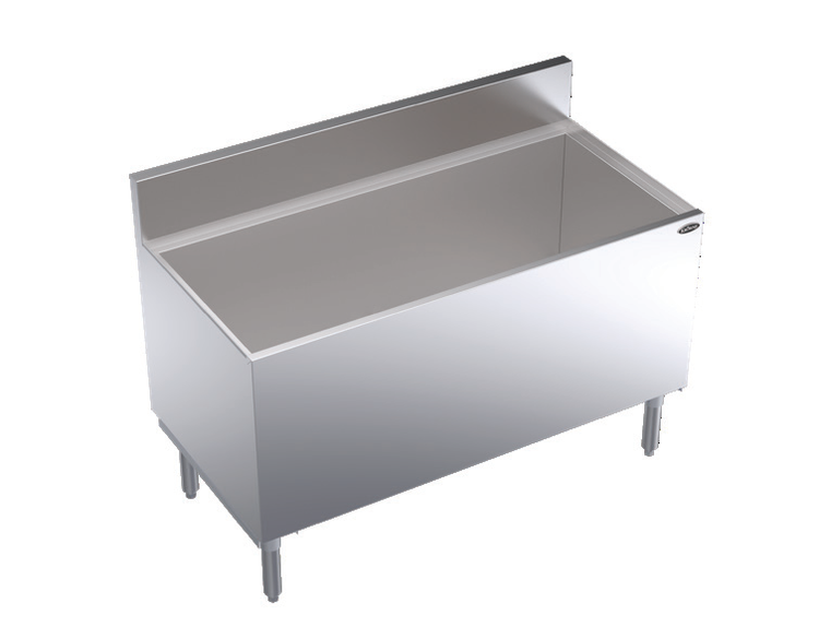 Product image #5 for Krowne Royal Series Underbar Chill Master Stainless Steel Beer Bin, 48 x 24 Inches, 12-Case Capacity