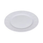 Thumbnail image #1 for G.E.T. Riva Maris WP-10-RMM-W Melamine Plate, 10.25" Round, Wide Rim, Matte White Case of 12