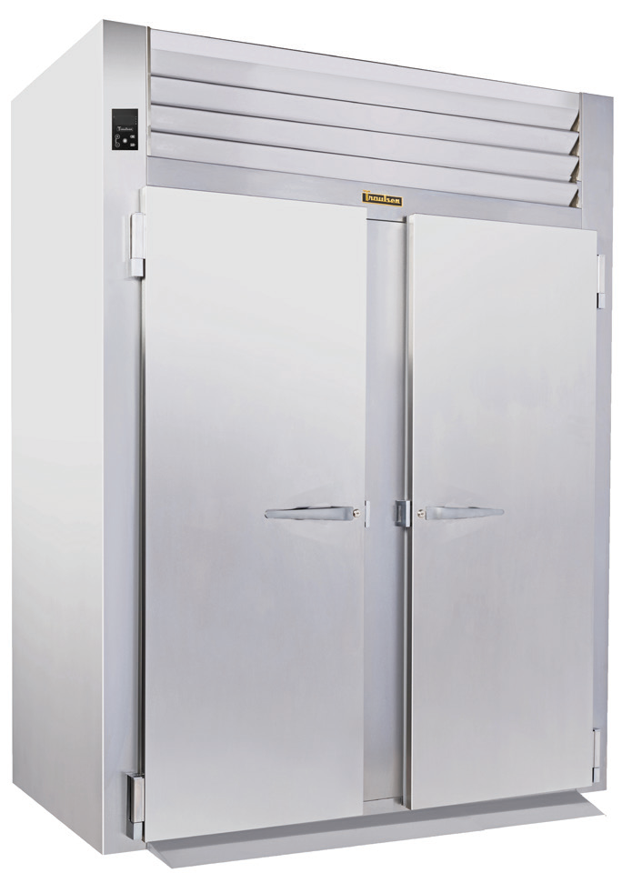 Product image #5 for Traulsen Spec-Line R Series Standard-Depth Roll-In Heated Cabinet for 72-Inch High Racks, Two-Section, Full-Height Solid Doors