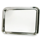 Thumbnail image #1 for Eastern Tabletop Grandeur 5490 Rectangular Stainless Steel Serving Tray, 27 x 21-1/2 in, Classic Border