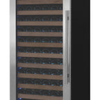 Thumbnail image #1 for Beverage Factory Allavino VSW16371S-1SL Commercial Wine Cooler, 163-Bottle, Single-Zone, Black, Hinged Glass Door