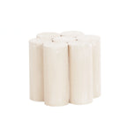 Thumbnail image #1 for Cal-Mil Newport 22453-5BASE Pedestal Riser Base, 6" Diameter x 5"H, Round White-Washed Pine Wood