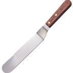 Thumbnail image #1 for JB Prince Dexter Russell M938 10 Offset Spatula, 10" Stainless Steel Blade, Brown Wood Handle