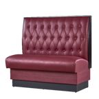 Thumbnail image #1 for ATSMFG ATS AT&S-AS-W48-BT GR8 William Standard Booth, single, 48" long x 48" high, Sewn Button-tuft back, removable sinuous spring seat with