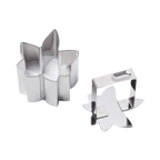 Thumbnail image #1 for Korin Inc TK-613-MOMIJI Leaf-Shaped Stainless Steel Rice Mold, 3-1/4"L x 3"W x 2-2/5"H, Dishwasher Safe