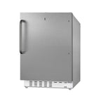 Thumbnail image #1 for Summit Commercial ALRF48CSS Undercounter Reach-In Refrigerator-Freezer, 1-Section, Bottom-Mount Self-Contained, Stainless Steel Exterior