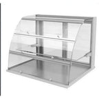 Thumbnail image #1 for RPI Industries Vienna VIDD2-20-R-CV-FD Dry Countertop Pastry Display Case, 31-1/2"W, Self-Service, Curved Tempered Glass, Front Flip-Up Doors