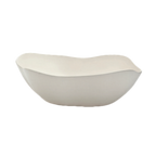 Thumbnail image #2 for Steelite Delfin, Marisol Sandshell 7002DD014 Melamine Salad Serving Bowl, 12 qt., Beige, 18" x 14" x 6"
