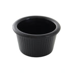 Thumbnail image #1 for Thunder Group PL507BL1 Fluted Plastic Ramekin, 1-1/2 oz, Black, 2-1/2 in Diameter Case of 48 Dozen