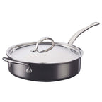 Thumbnail image #1 for JB Prince HESTAN S495 26 3.5 Qt Stainless Steel Sauté Pan with Cover and Helper Handle