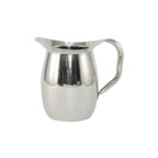 Thumbnail image #1 for CAC China SWPB-2 Stainless Steel Bell-Shaped Water Pitcher, 2 qt., with Handle, Without Ice Guard Case of 12