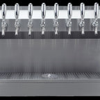 Thumbnail image #5 for Micro Matic USA Kronos KRONOS-10SSKRGR Wall-Mounted 10-Faucet Glycol-Cooled Draft Tower with Glass Rinser and Drip Tray