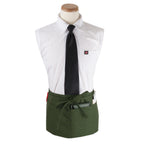 Thumbnail image #1 for Chef Revival CL3PWACHG-1 Polyester Waist Apron, Hunter Green, 25 x 11 in, 4 Pockets