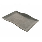 Thumbnail image #1 for G.E.T. Infuse RFS201 Rectangular Melamine Platter, 14-1/2"L x 10-1/5"W x 1-3/8"H, Stone Grey Case of 10