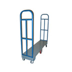 Thumbnail image #1 for Renfro Industries Inc. RISTUBDR1660PU U-Boat Platform Truck, 16 x 60 in, Steel Channel, Polyurethane Swivel and Mold-on-Rubber Rigid Casters