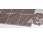Thumbnail image #1 for Cactus Mat 2535-B32 Honeycomb Anti-Slip Anti-Fatigue Rubber Mat, Brown, 3' x 2', 9/16" Thick