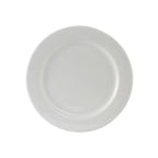 Thumbnail image #1 for Tuxton China Alaska ALA-102 Porcelain Plate, 10-1/4" Round, Wide Rolled Rim 1 Dozen