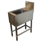Thumbnail image #1 for Tarrison Products Ltd. TA-BHS2418 Free-Standing Stainless Steel Underbar Hand Sink, 1-Compartment, 18"W x 24"D x 37"H