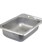 Thumbnail image #1 for IMC/Teddy DIS-5-DX Drop-In Hand Sink, 1 Compartment, 18-Gauge Stainless Steel Apron, 12-1/4" x 18" x 5"