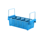 Thumbnail image #1 for ATSMFG Mama Lucy MLY-RFB-8H Cutlery Basket with Handle, 8-Compartment, Blue Case of 12