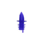 Thumbnail image #1 for Thunder Group PLPR900BL Free-Flow Plastic Liquor Pourer, Collarless, Blue, Fits Standard 750 mL Bottle Case of 72
