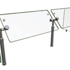 Thumbnail image #2 for Hatco Flav-R-Shield™ B950-60 Adjustable Single-Sided Self-Service Food Shield, 60-Inch, 2-Bay, Tempered Glass, Countertop Mount