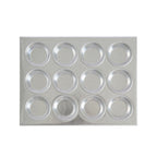Thumbnail image #1 for CAC China AMFP-12 12-Cup Uncoated Aluminum Muffin Pan Case of 24