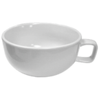 Thumbnail image #1 for Vertex China Barista B-59 Cappuccino Cup, 16 oz, Porcelain, Bright White, with Handle Case of 3 Dozen