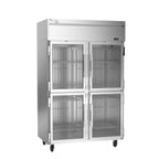 Thumbnail image #1 for Victory Refrigeration Elite™ VERSA-2D-HG-HC Two-Section Reach-In Refrigerator, 46.88 cu. ft., Four Half-Height Glass Hinged Doors