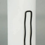 Thumbnail image #2 for American Metalcraft THN61 Countertop Wrought Iron Wavy Paper Towel Holder, Black, 6-Inch Diameter x 12-Inch Height Case of 12