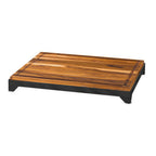 Thumbnail image #1 for Eastern Tabletop 9653MB Carving Board, 18 x 24 in, Wood Cutting Surface, Stainless Steel Base, Without Heat Lamps