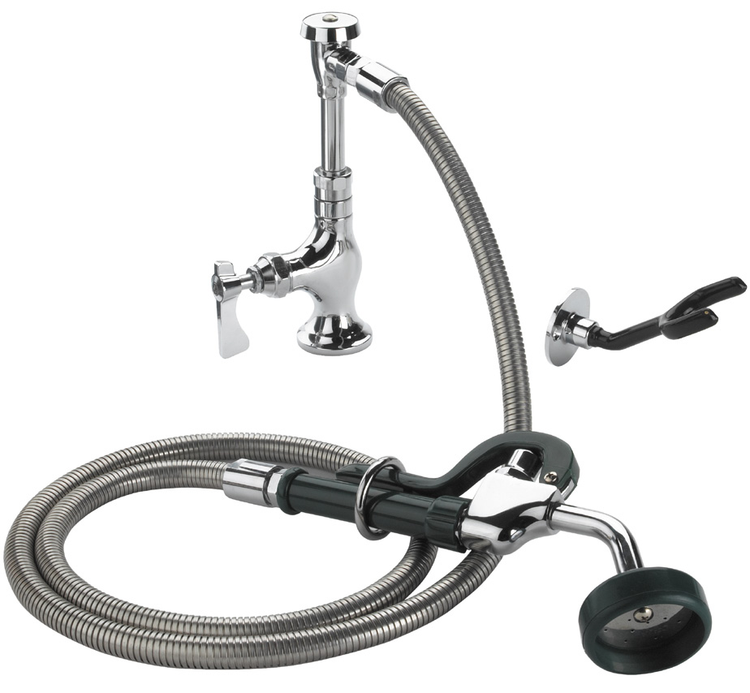 Product image #3 for Krowne Royal Series Single Deck Mount Utility Spray Assembly with 72-Inch Hose