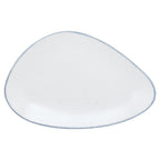 Thumbnail image #1 for Ten Strawberry Street Arctic Blue ARCTIC-24 Porcelain Free-Form Platter, 14-1/2" x 9-5/8" Case of 15